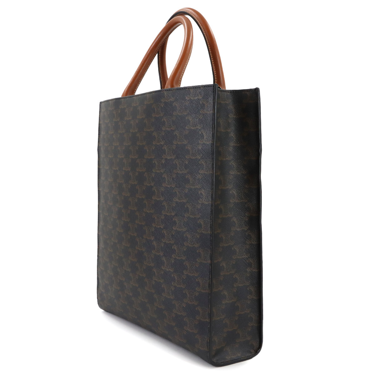 Triomphe Small Cabas Vertical Tote Shoulder Bag 191542BZK