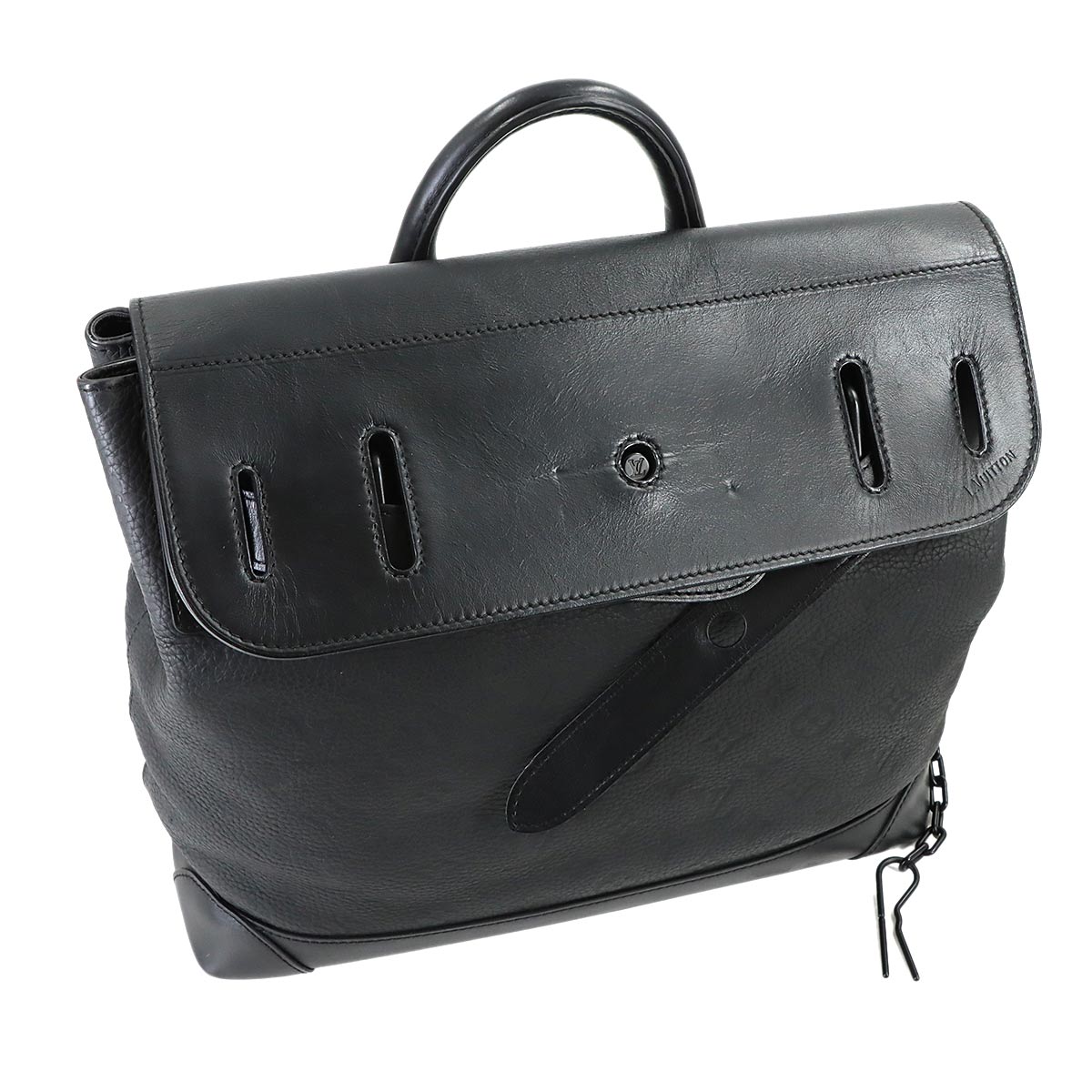 Monogram Taurillon Steamer PM Hand Shoulder Bag M55701