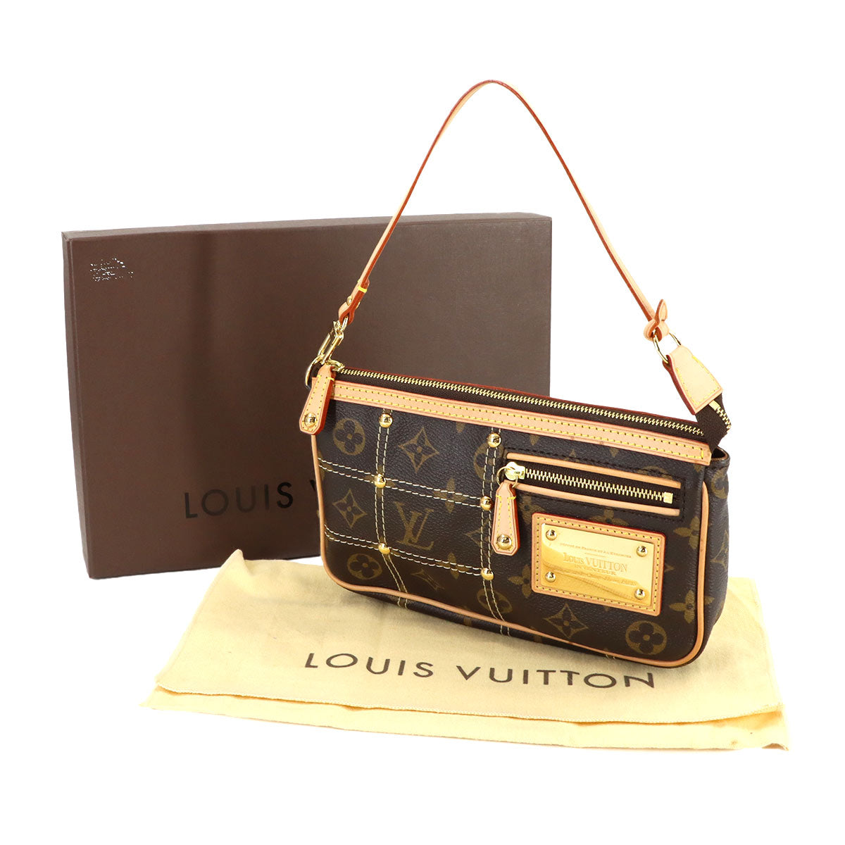 Monogram Rivet Pochette Accessories Pouch M40141