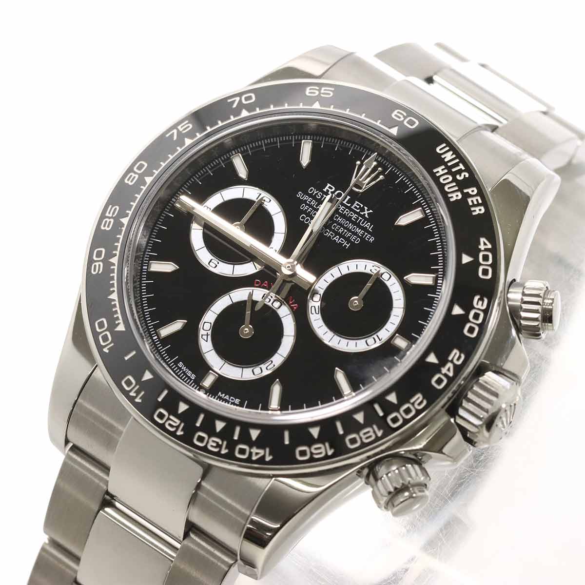 Daytona 126500LN Serial Random Chronograph Black Dial Mens
