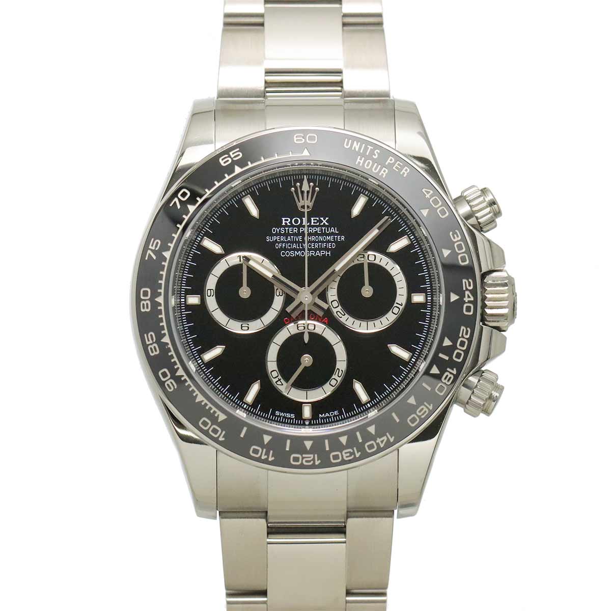 Daytona 126500LN Serial Random Chronograph Black Dial Mens