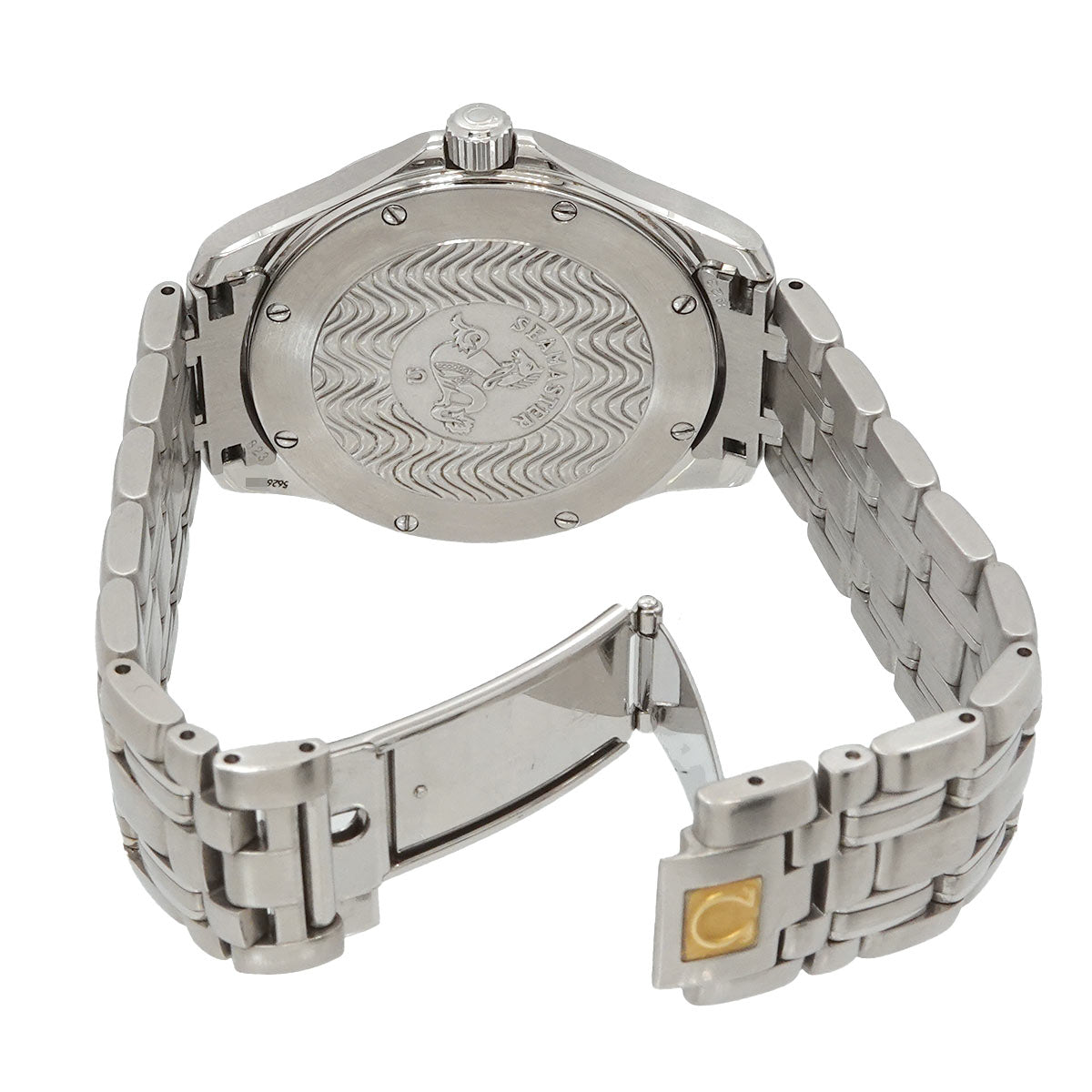 Seamaster 120 2521 81 Quartz Navy Dial Mens Wrist Watch
