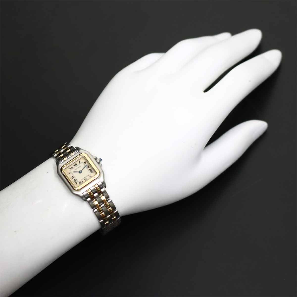 Panthere Two Row SM 84083242 Quartz Cream Dial YG