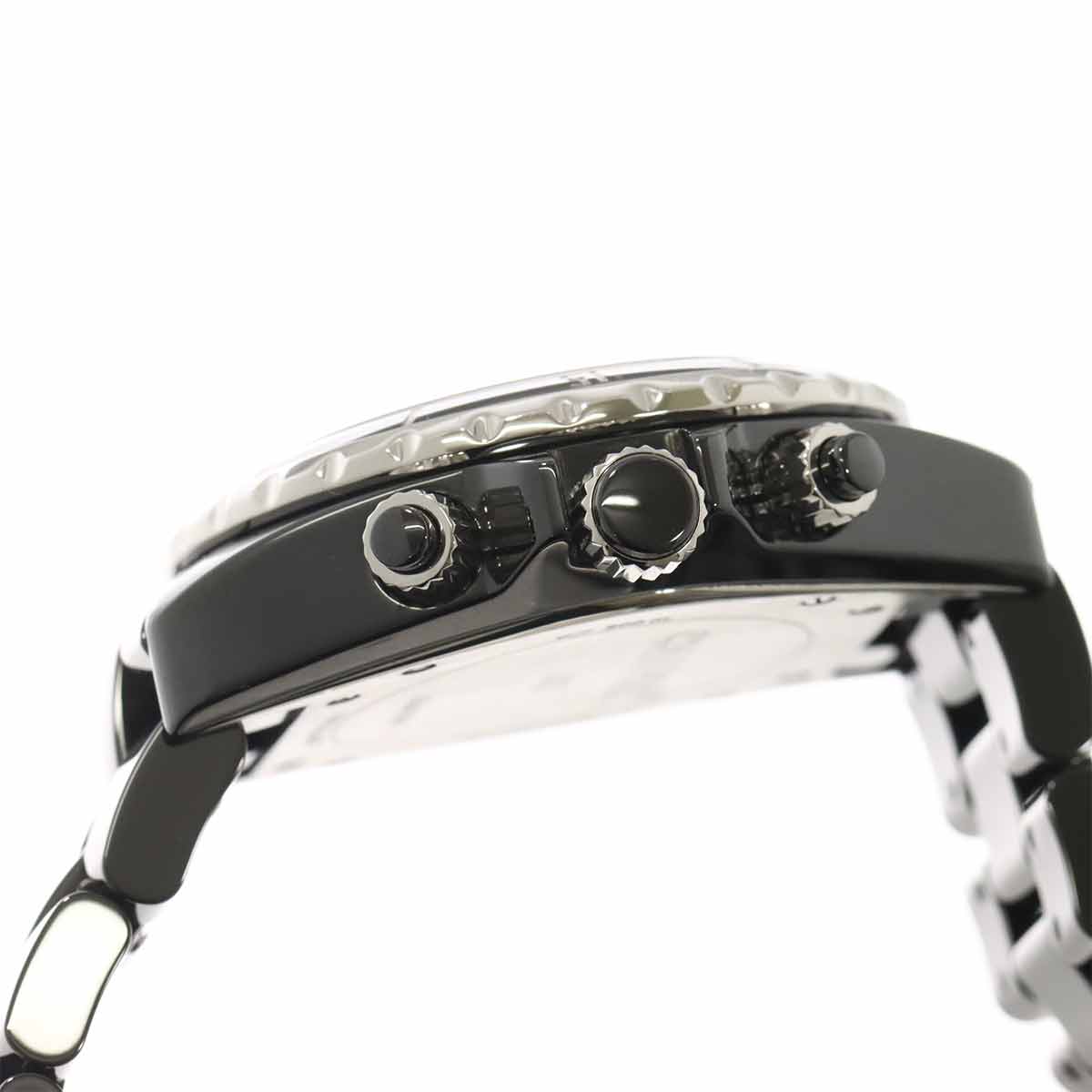 J12 41mm Chronograph H0940 Date Automatic Black Dial Mens