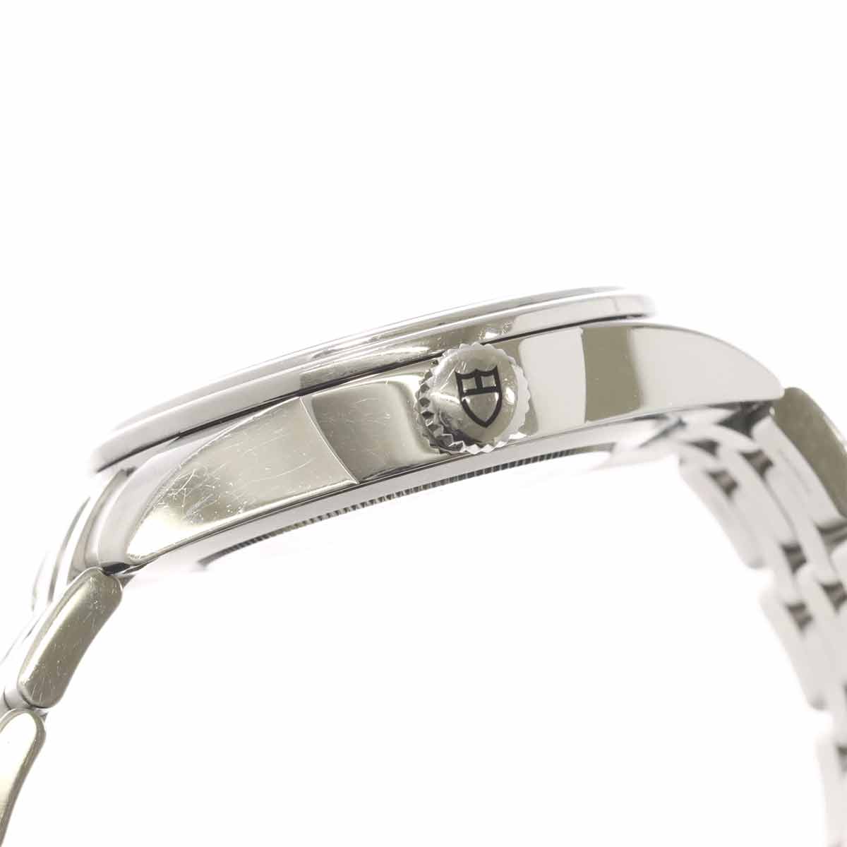 Glamour Date Day 56000 Automatic Diamond Silver Dial Mens Watch