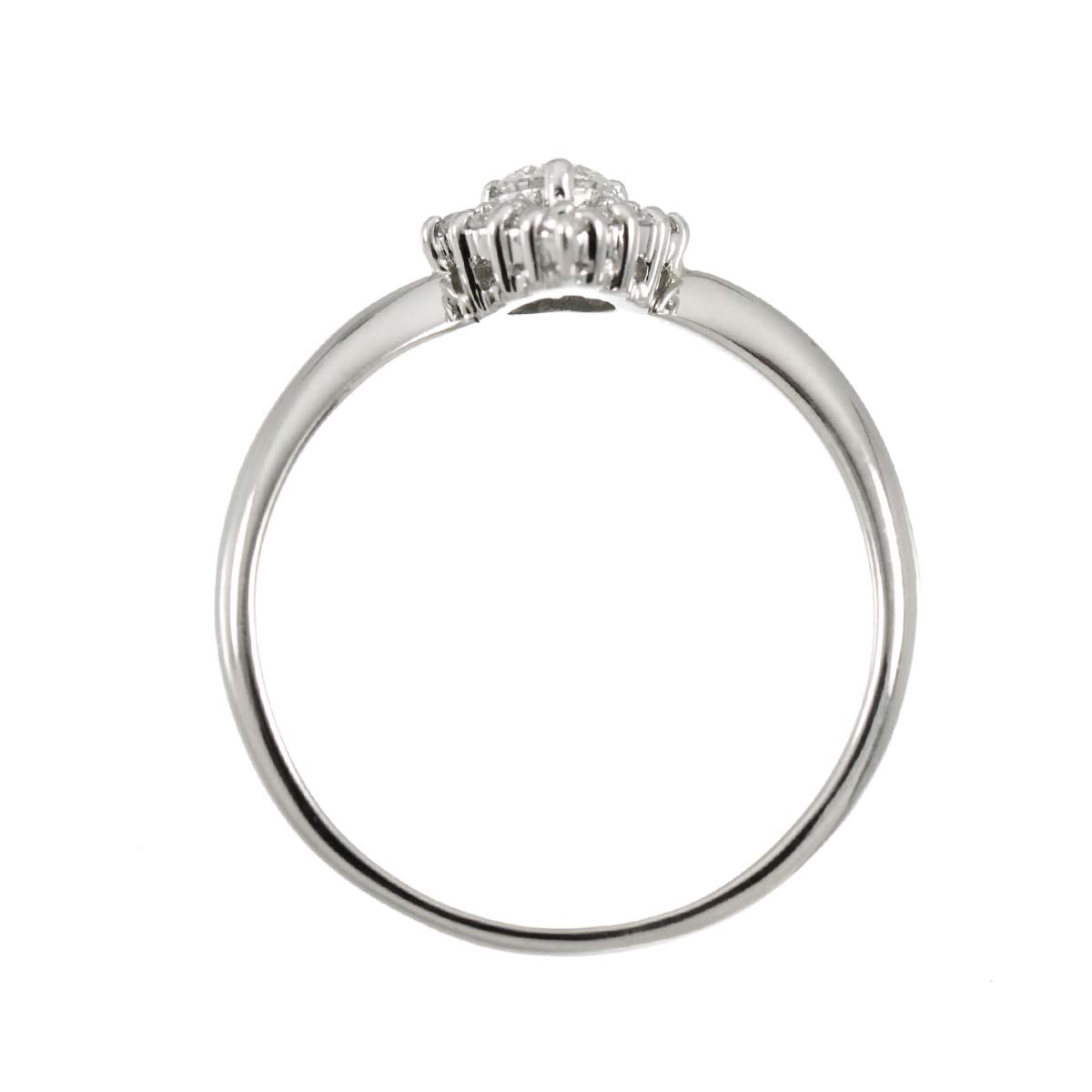 Diamond 0.148ct/0.15ct Ring Pt Platinum size7.25-7.5(US)