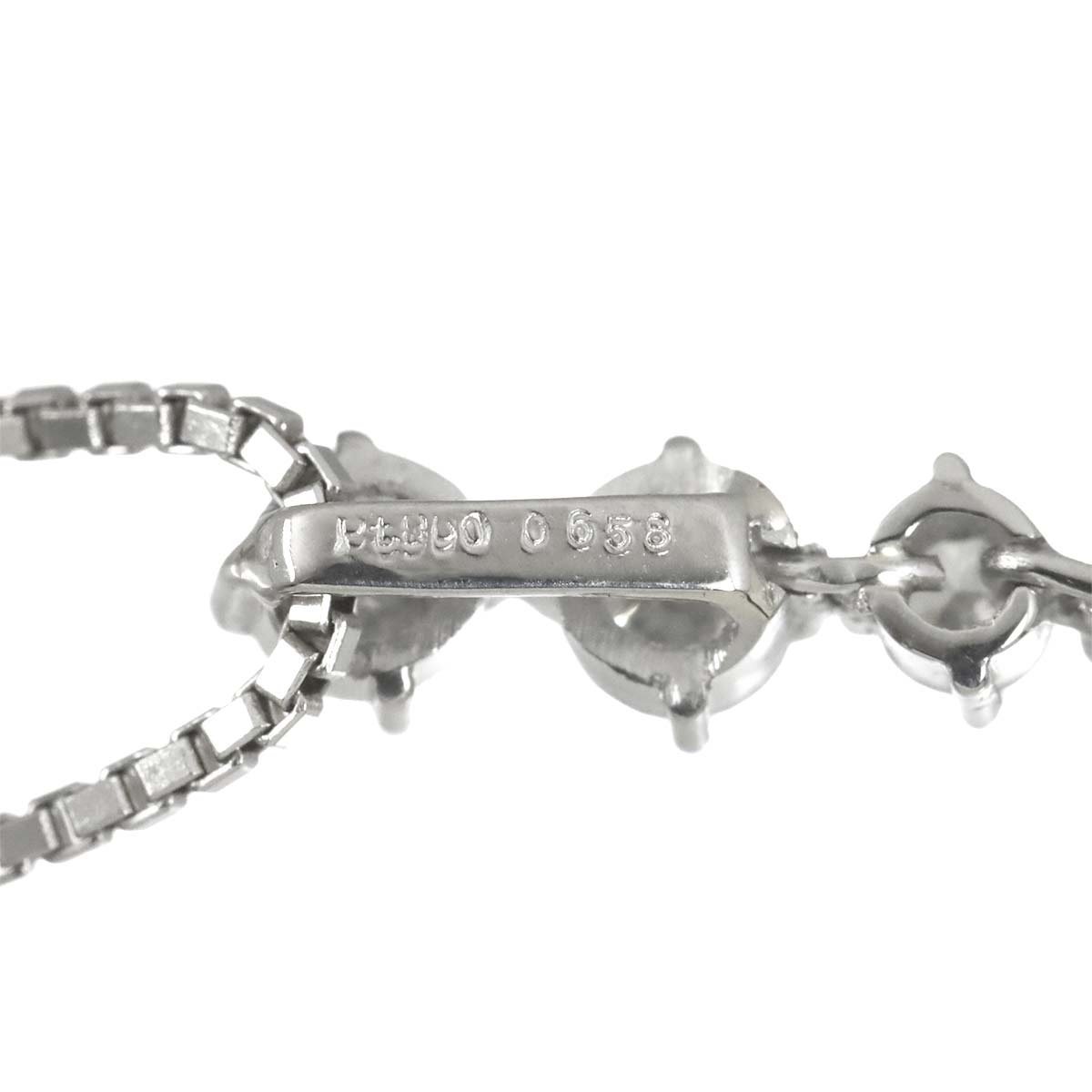 Diamond 0.658ct Necklace Pt Platinum