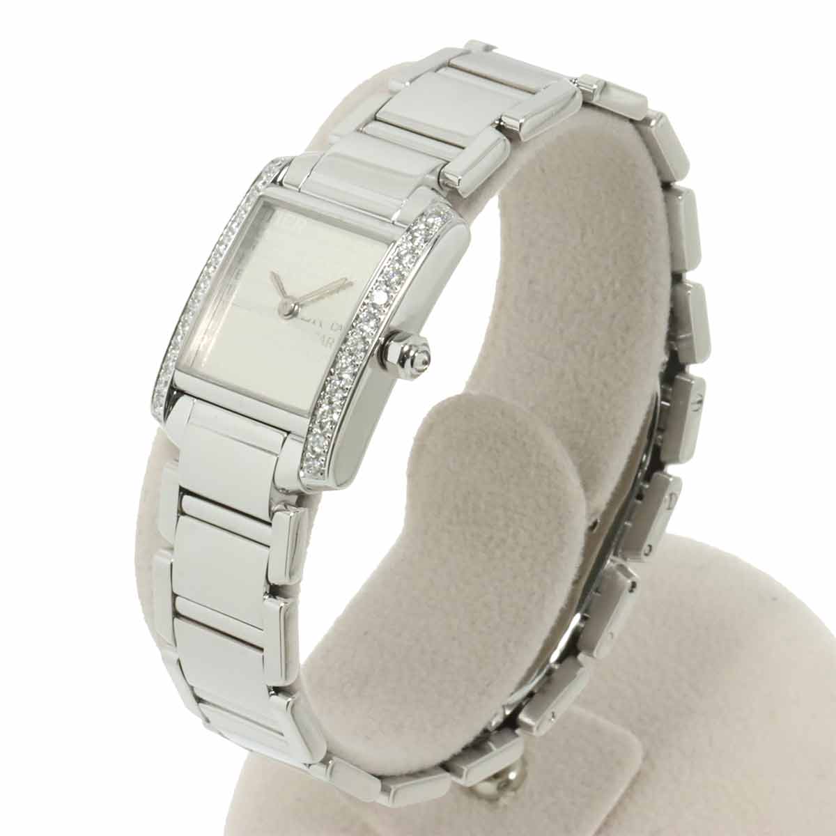 Tank Francaise SM WE1024S3 Diamond 750 WG Silver Dial Ladies