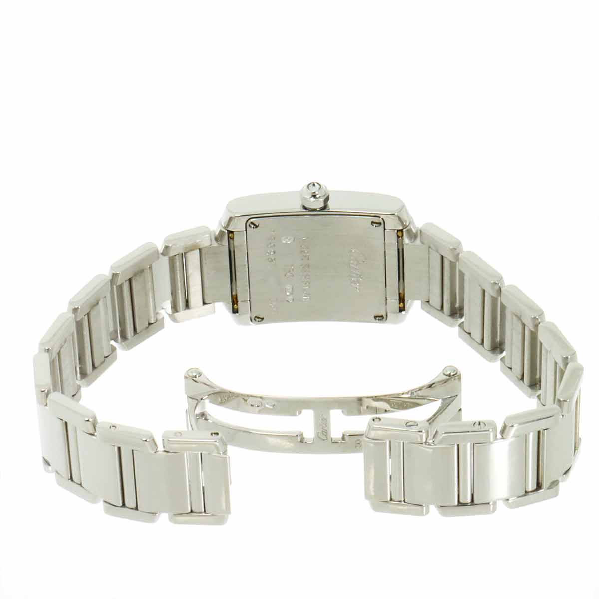 Tank Francaise SM WE1024S3 Diamond 750 WG Silver Dial Ladies