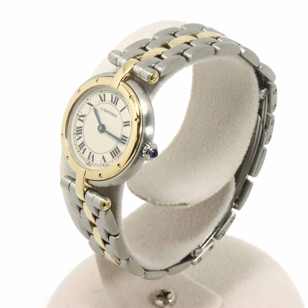 Panthere Vendome One Row SM K18YG Quartz Cream Dial Ladies