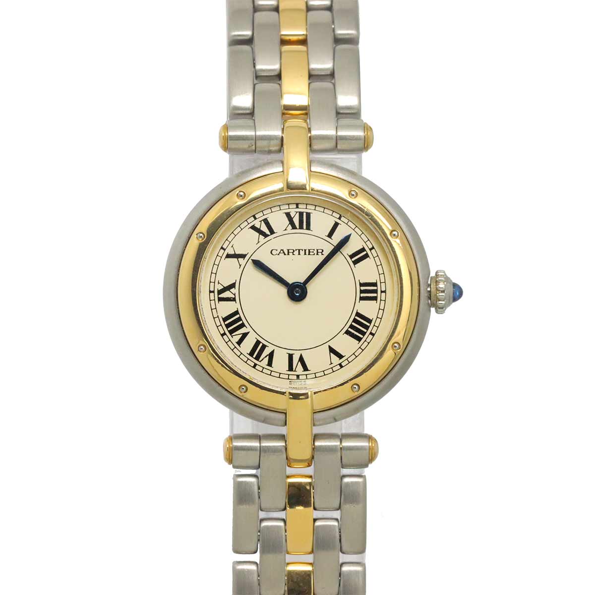 Panthere Vendome One Row SM K18YG Quartz Cream Dial Ladies