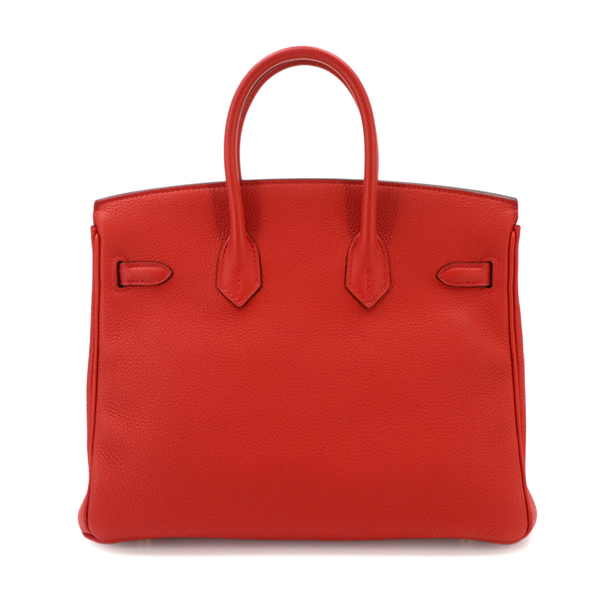 Birkin 25 Togo Leather Geranium Hand Bag Purse