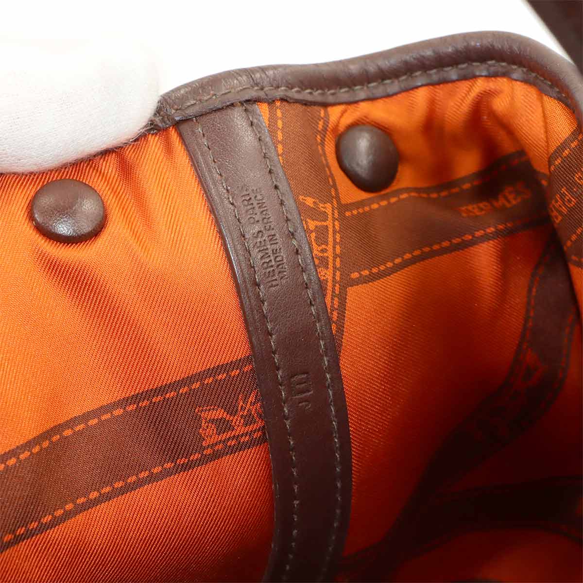 Garden Twilly 30 TPM Tote Bag Swift Leather Havane Purse