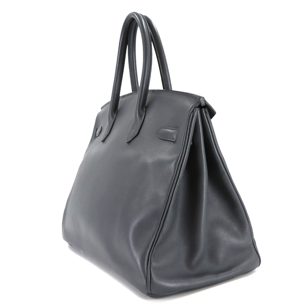 Birkin 35 Veau Swift Ardoise Hand Bag Purse