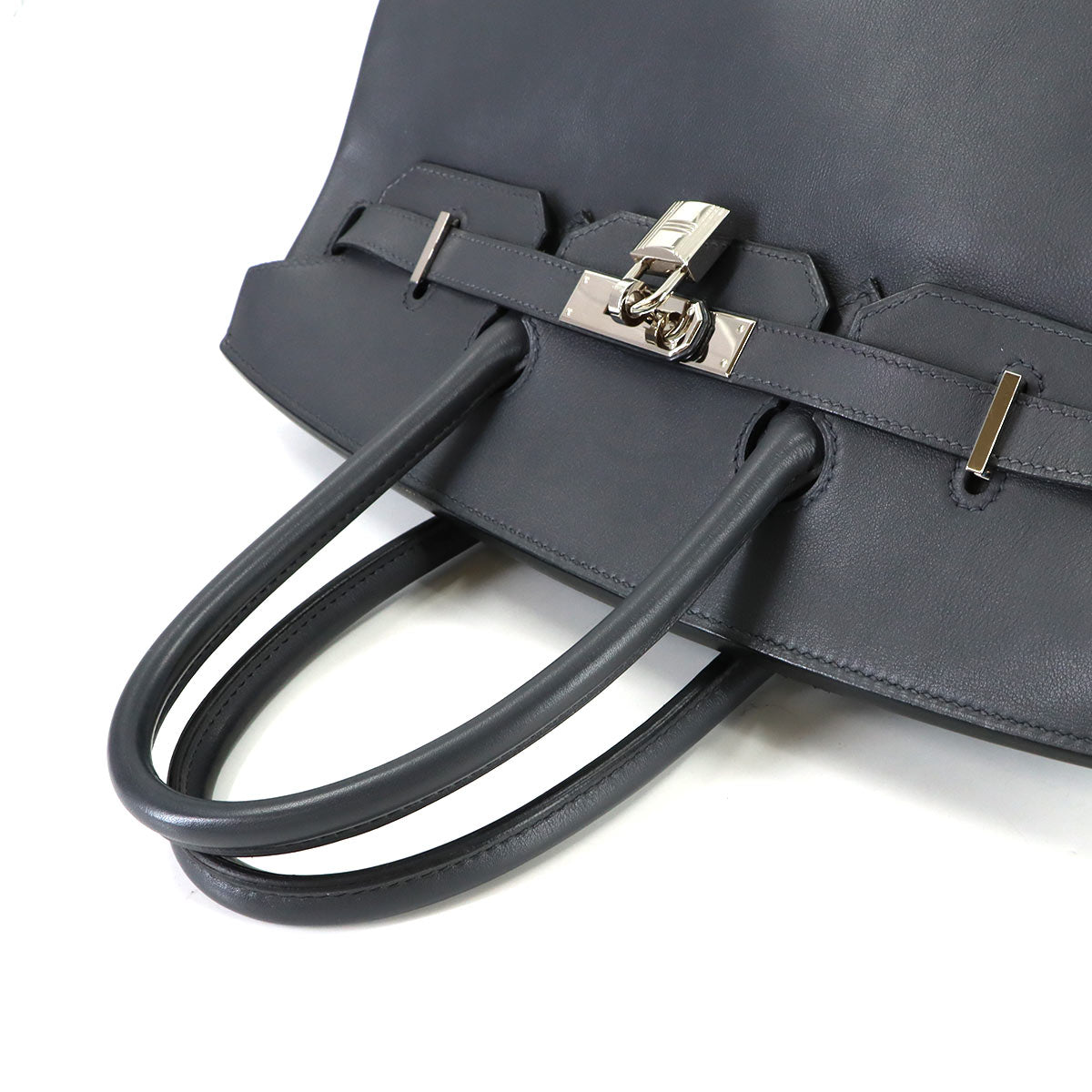Birkin 35 Veau Swift Ardoise Hand Bag Purse
