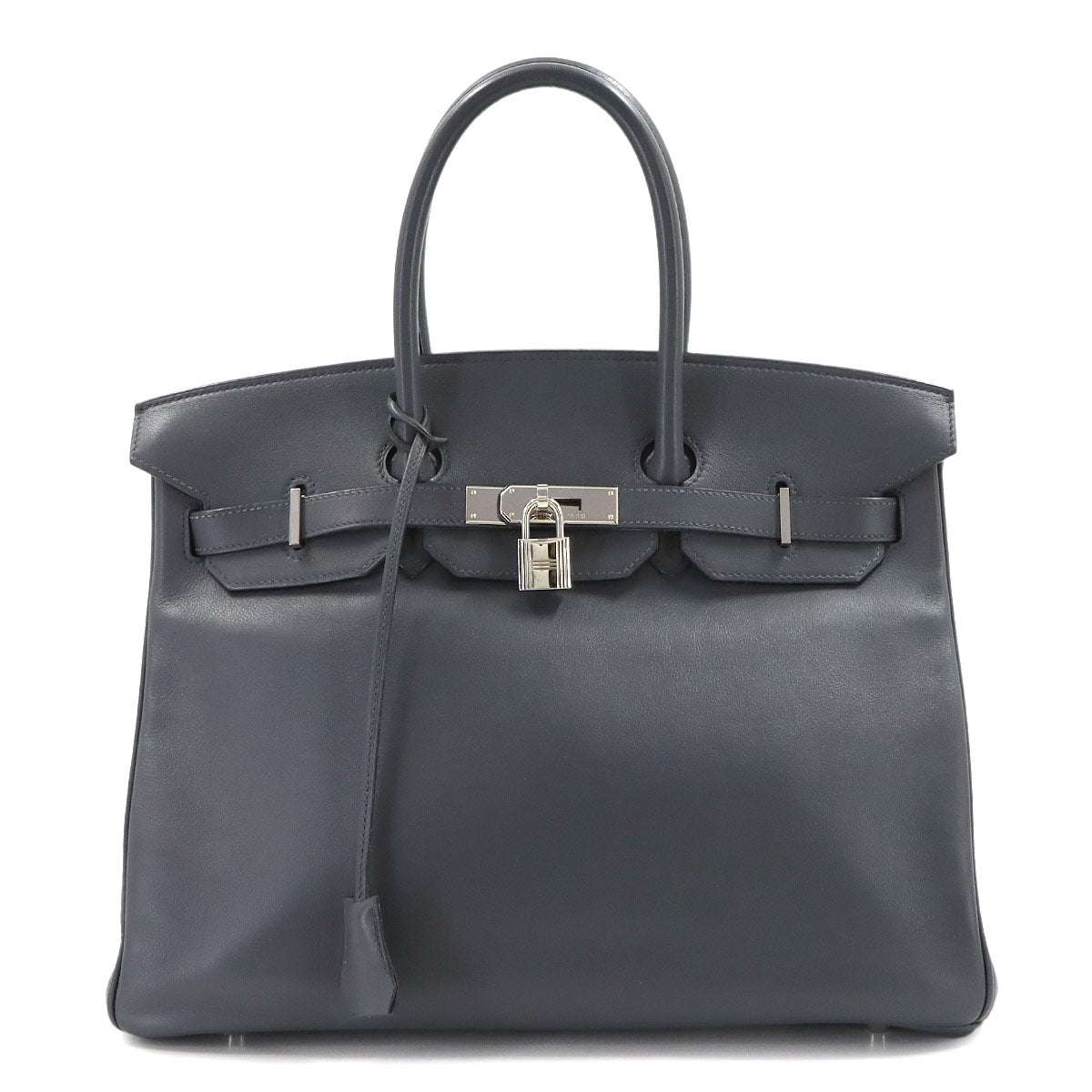 Birkin 35 Veau Swift Ardoise Hand Bag Purse