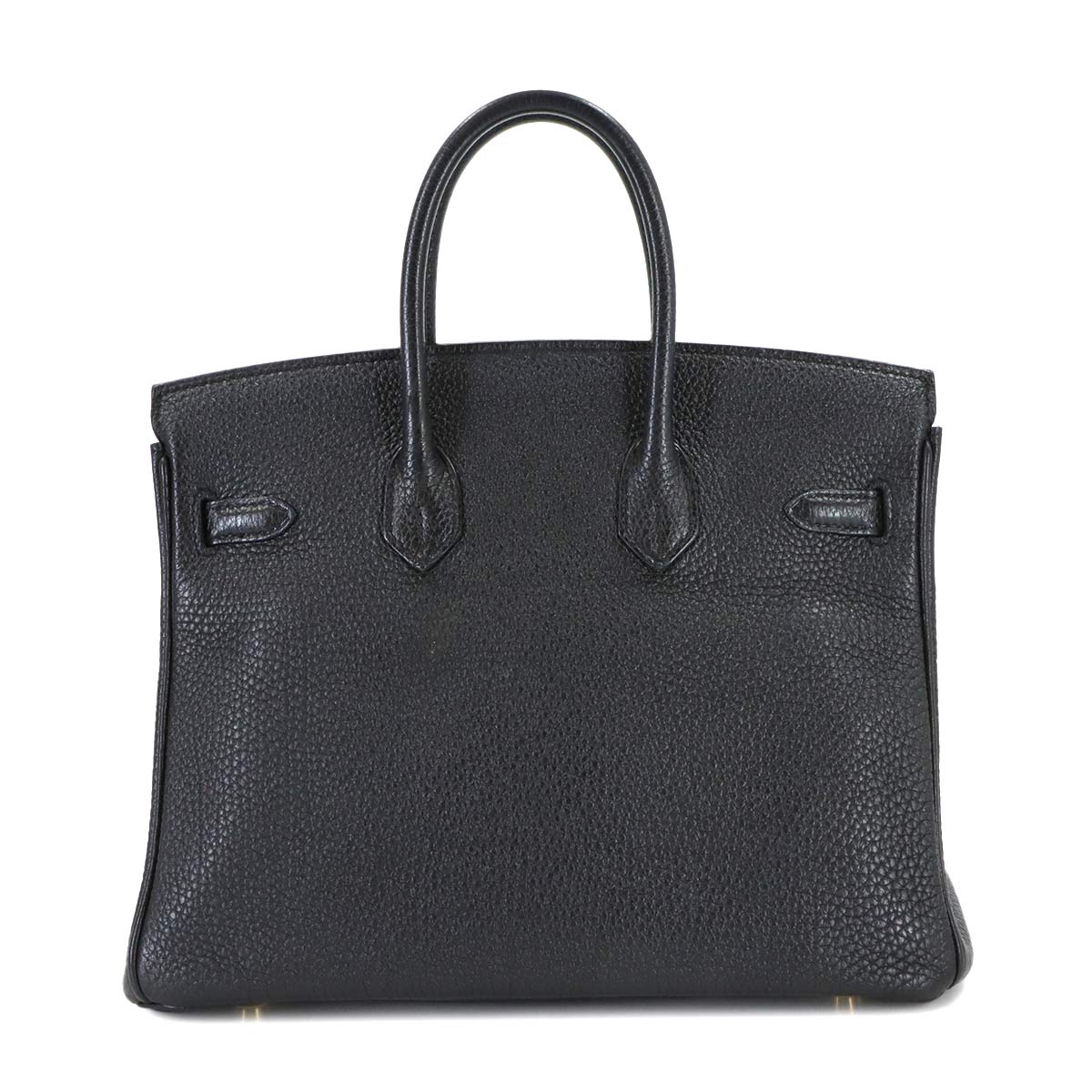 Birkin 25 Veau Togo Black Hand Bag Purse