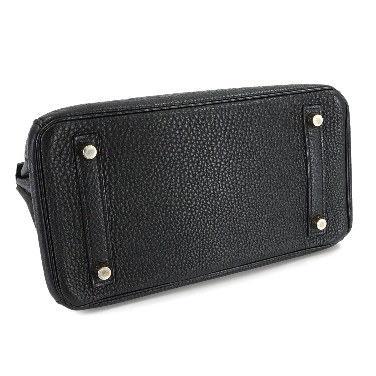 Birkin 25 Veau Togo Black Hand Bag Purse