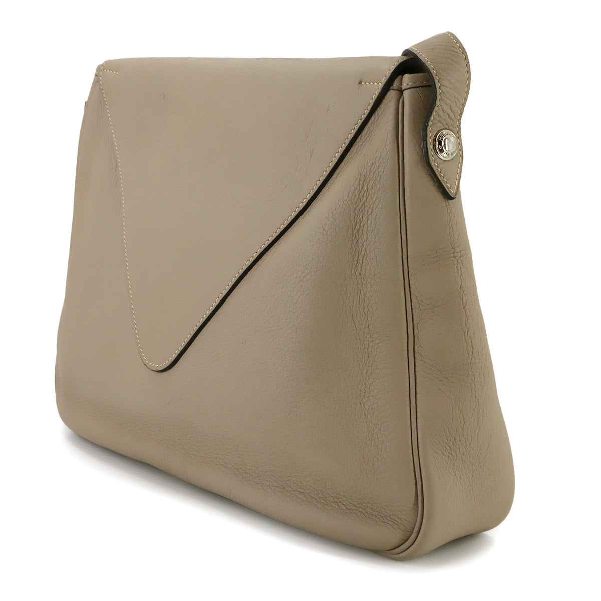 Christine Shoulder Bag Taurillon Clemence Gris tourterelle