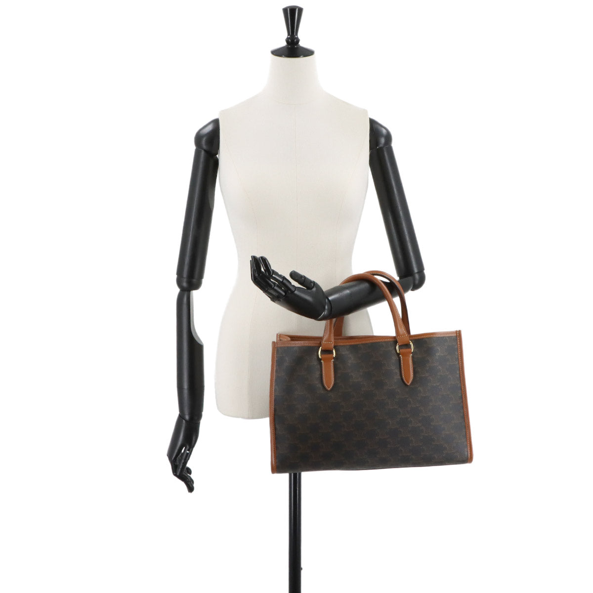 Triomphe Mini Horizontal Cabas Tote Bag 199742BZJ Purse