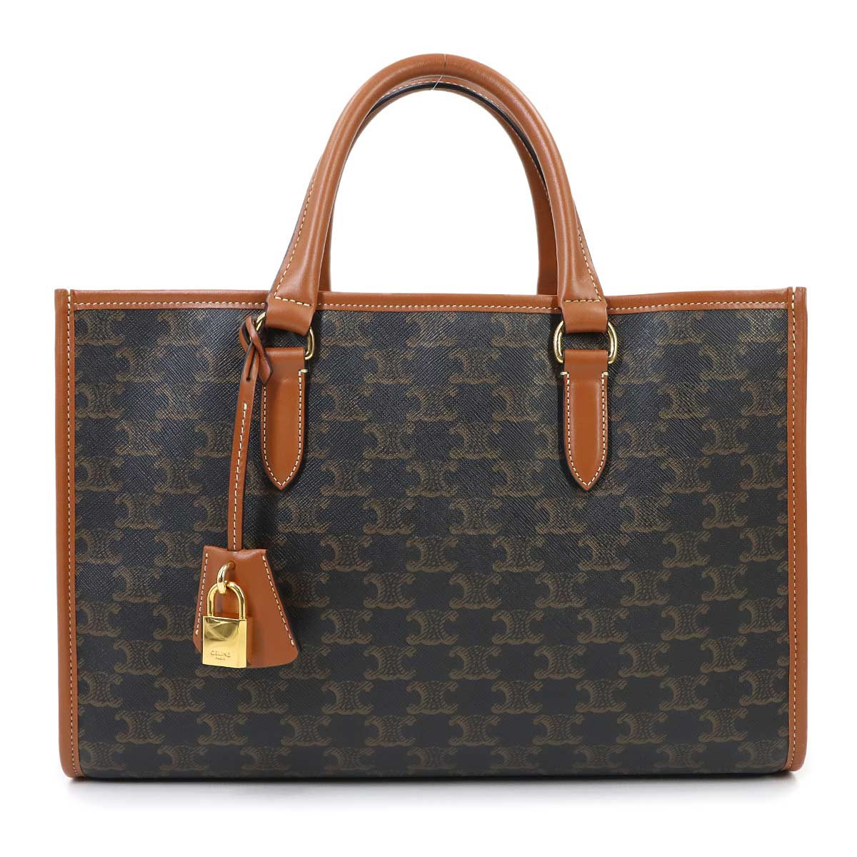 Triomphe Mini Horizontal Cabas Tote Bag 199742BZJ Purse