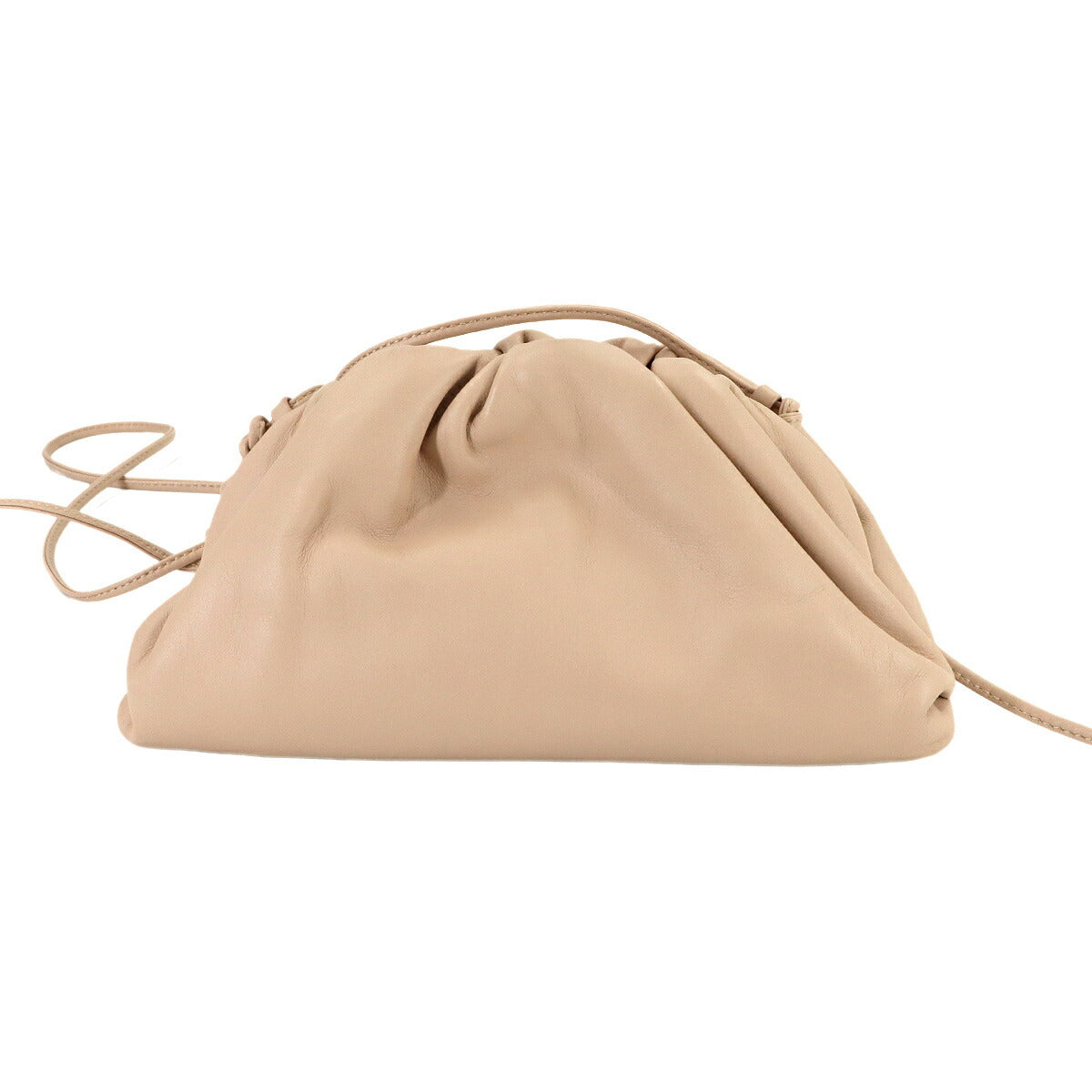 Mini The Pouch Shoulder Bag Leather Beige 585852 Purse