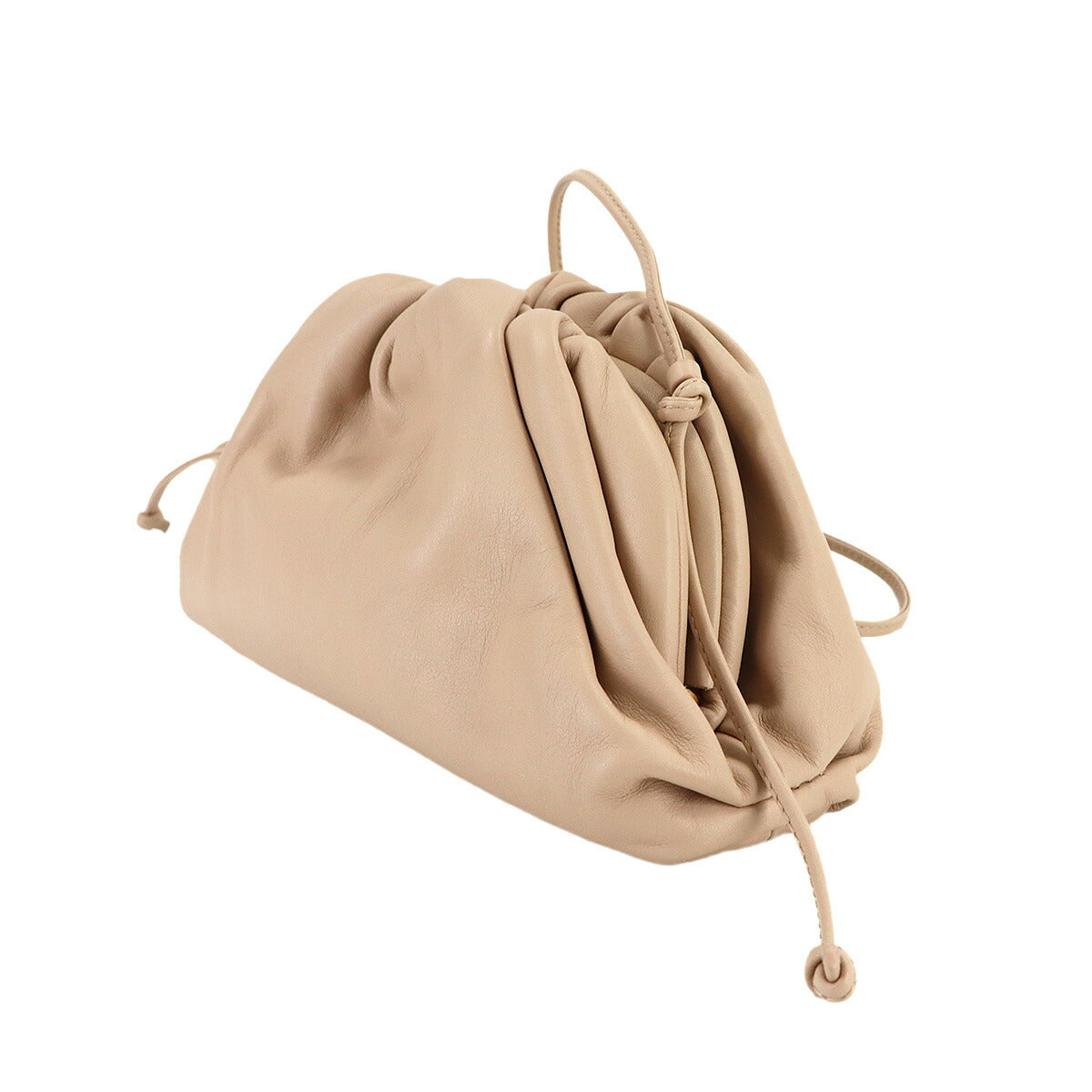 Mini The Pouch Shoulder Bag Leather Beige 585852 Purse