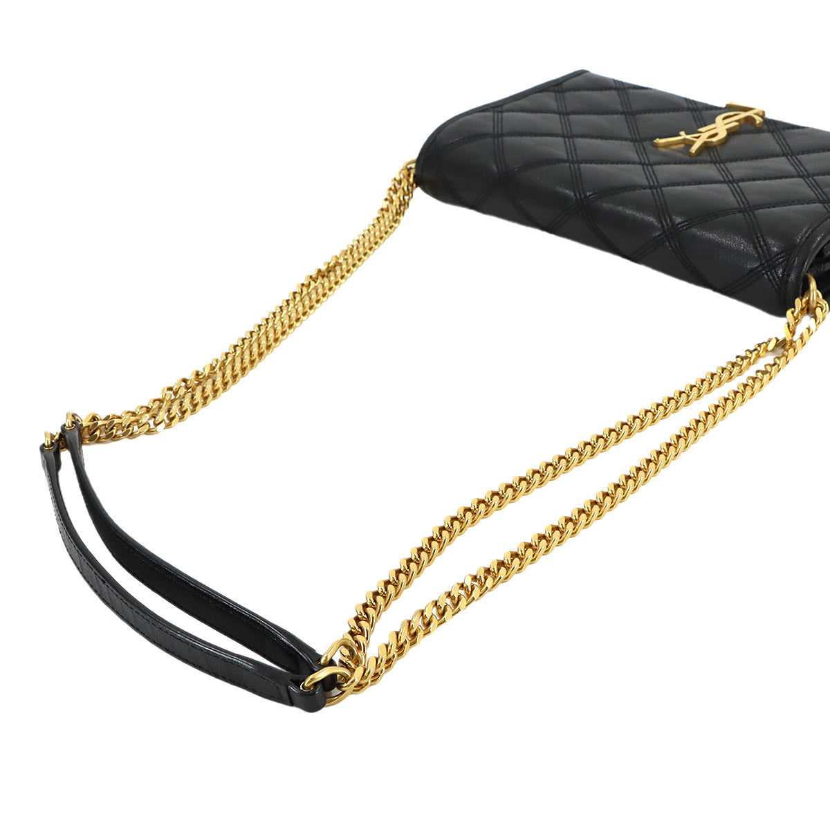 Becky Chain Wallet Leather Black 585031 Purse