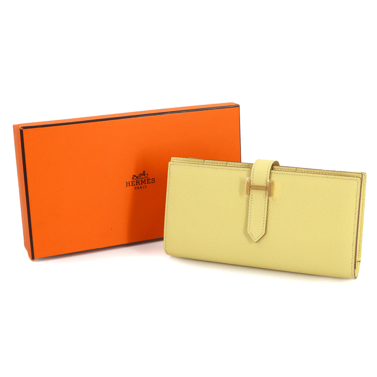 Bearn Souffle Long Wallet Personal SPO Epsom Jaune Poussin