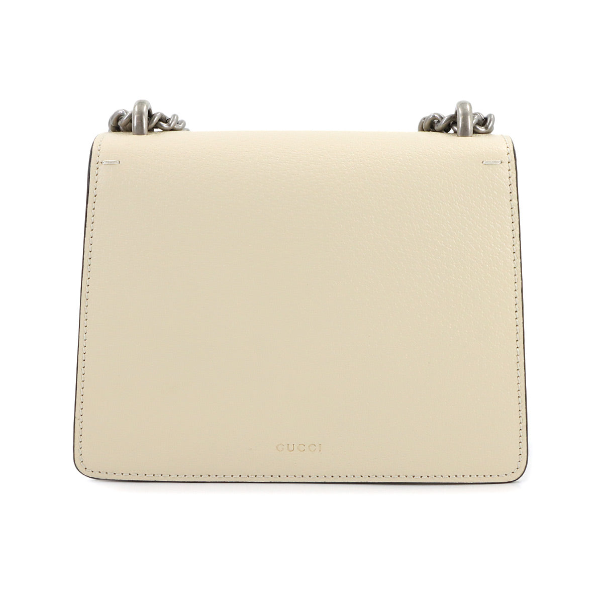 Dionysus Chain Shoulder Bag Leather White 421970
