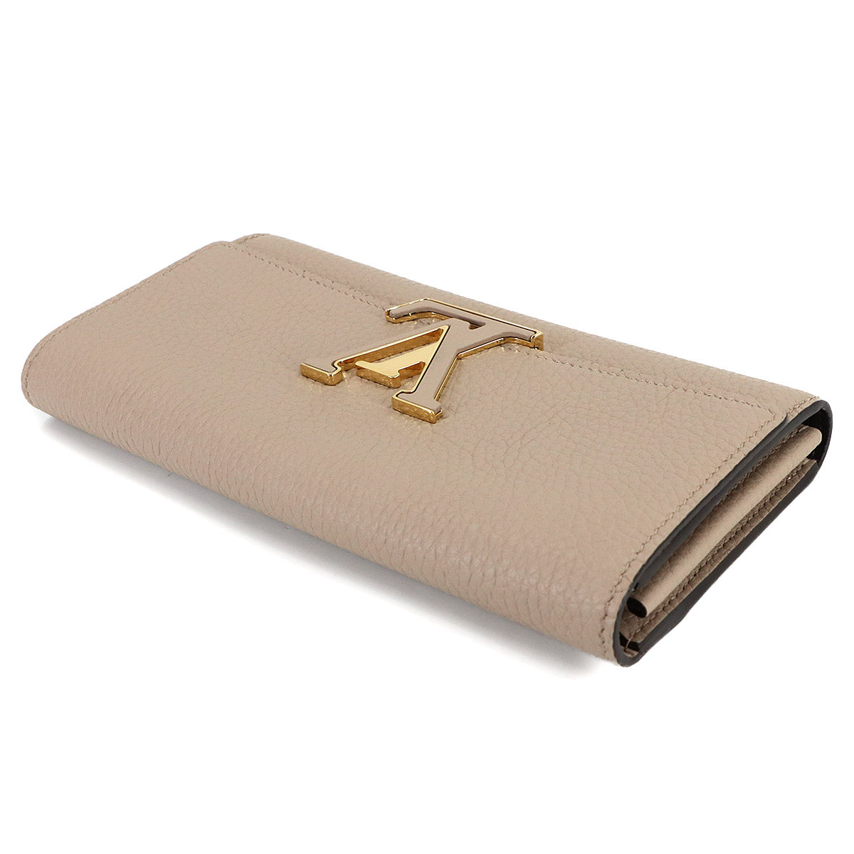 Capucines Long Wallet Taurillon Leather Pebble M61249