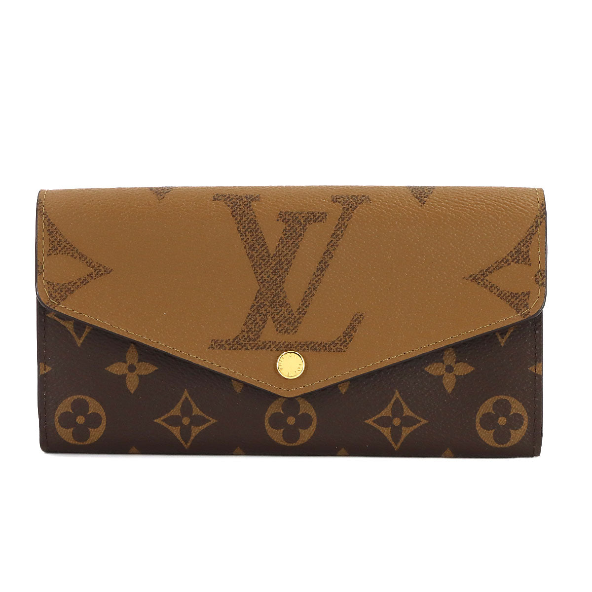 Monogram Giant Reverse Sarah Wallet Brown M80726