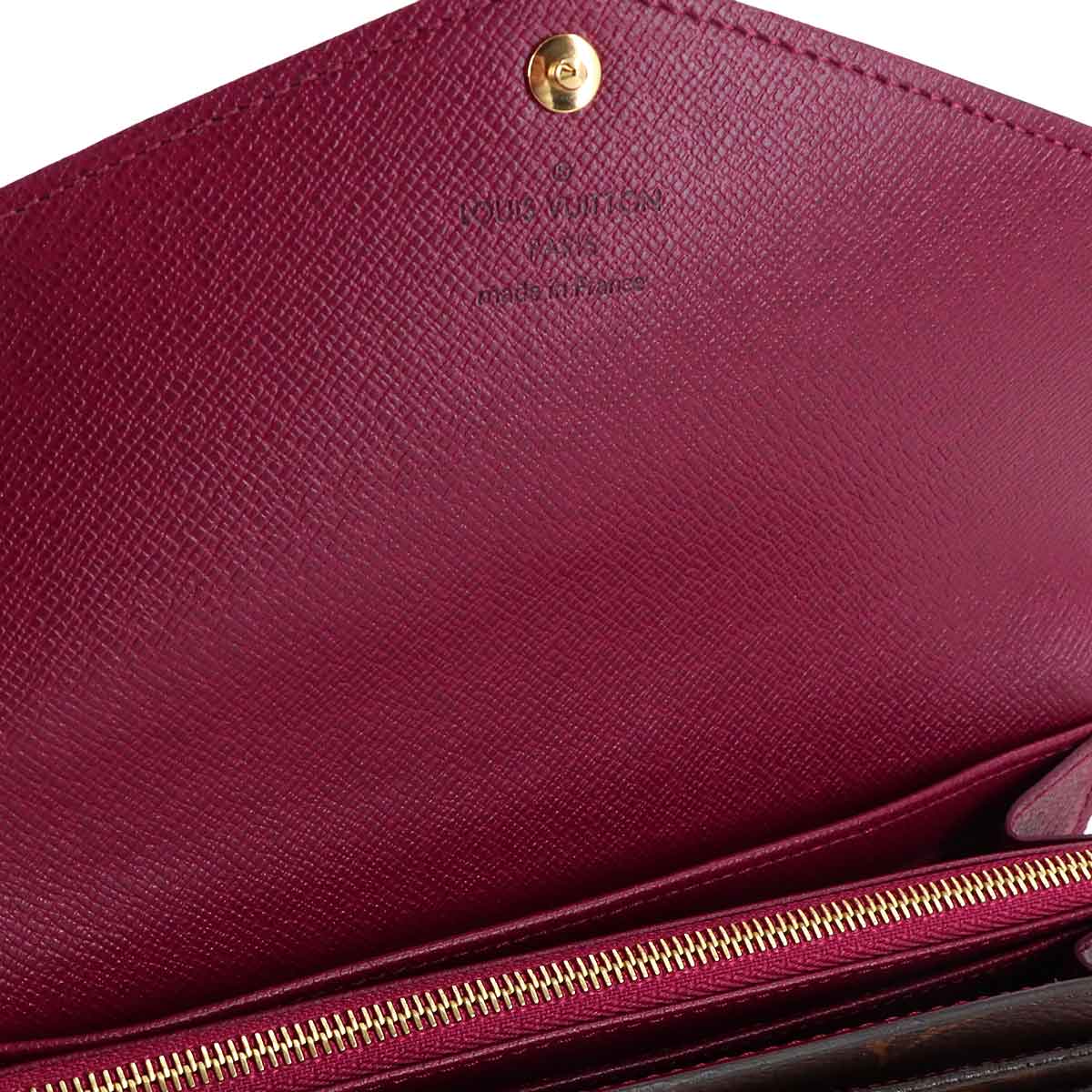 Monogram Sarah Wallet Brown Fuschia M62234 Purse