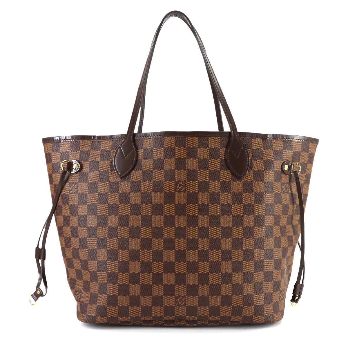 Damier Neverfull MM Tote Bag Ebene Cerise N51105 Purse
