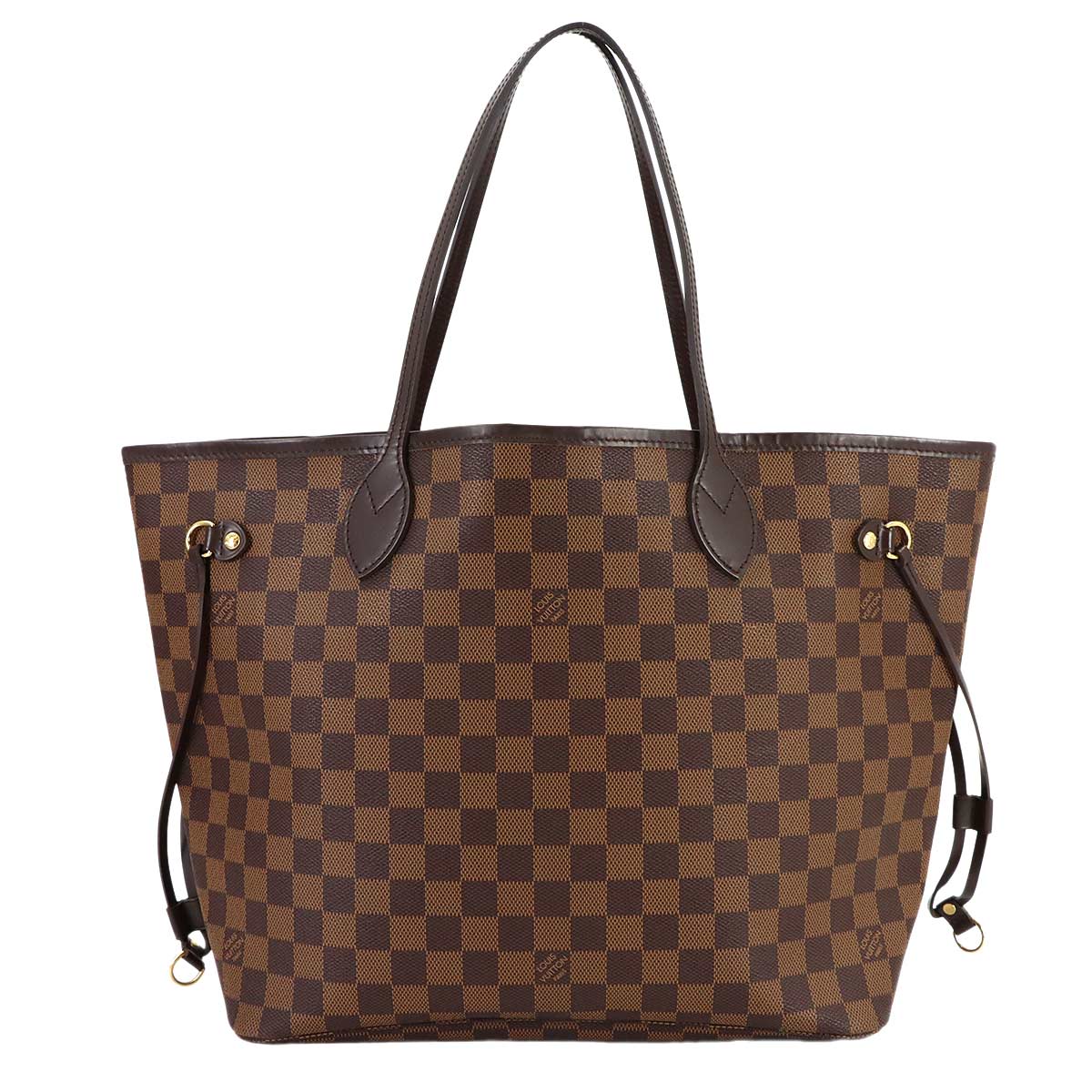 Damier Neverfull MM Tote Bag Ebene Cerise N51105 Purse