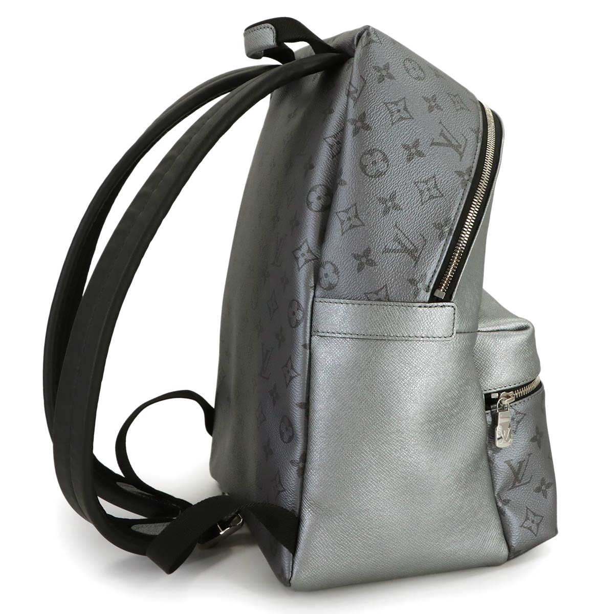 Taigarama Discovery Backpack Leather Silver M30835