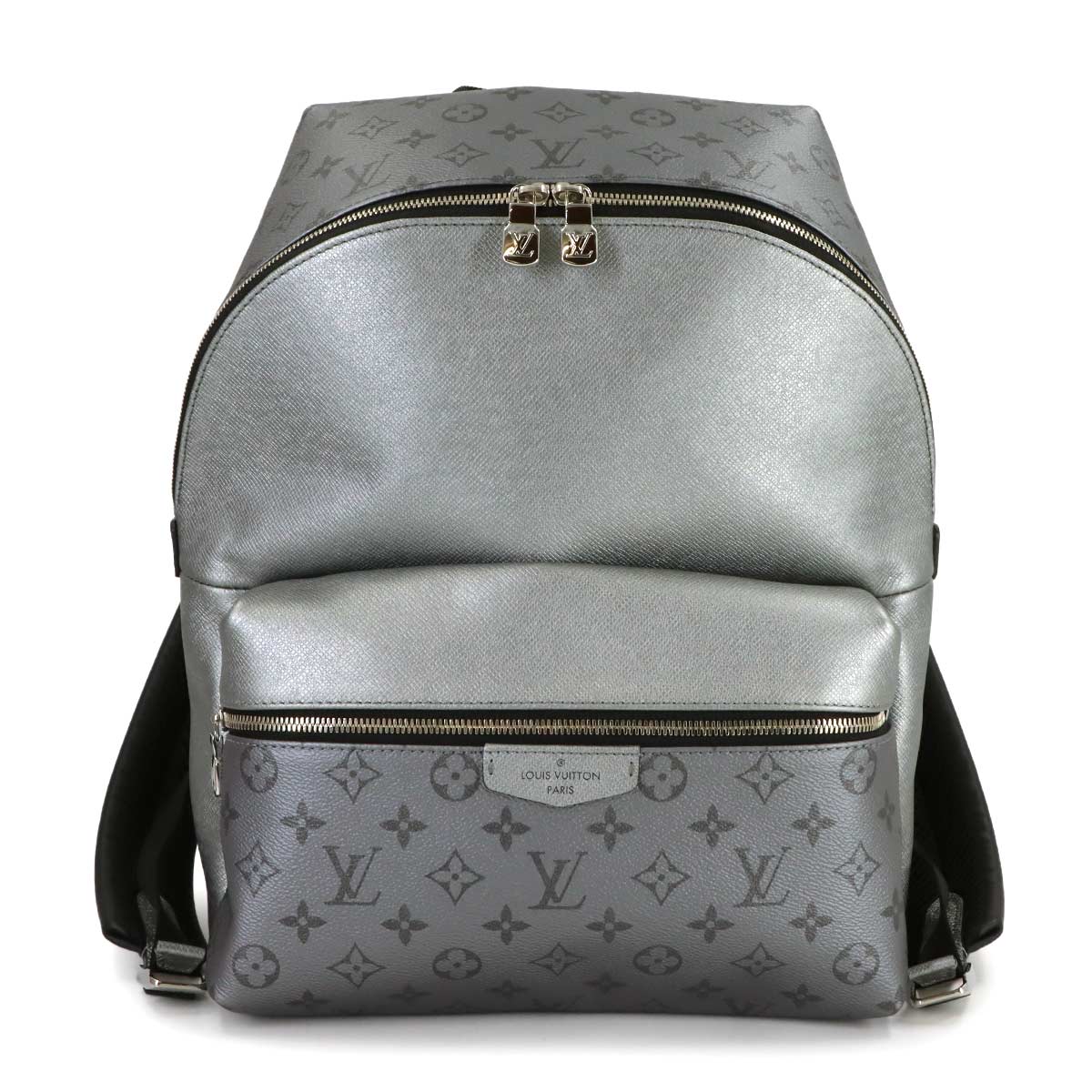 Taigarama Discovery Backpack Leather Silver M30835