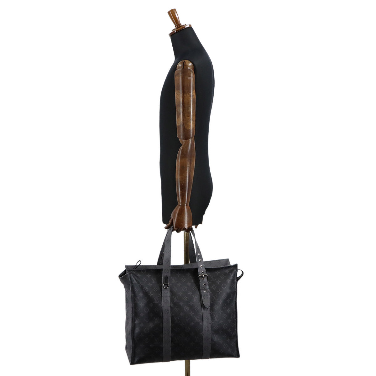 Monogram Eclipse Cabas Zippe GM Tote Bag Black M45379