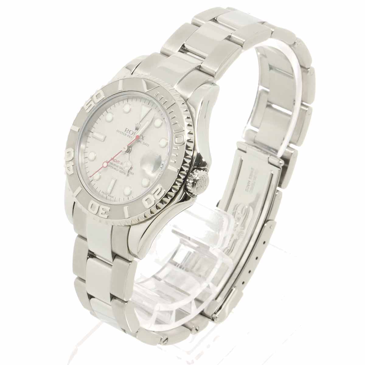 Yacht-Master Rolesium 168622 Serial Y Platinum Silver Dial Boys