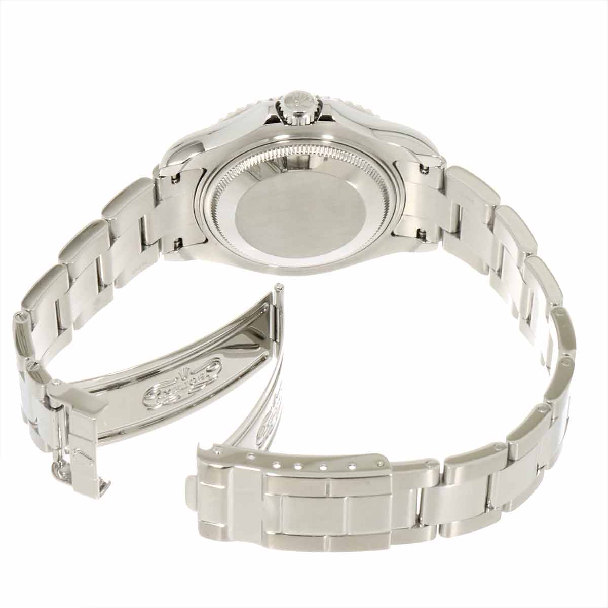 Yacht-Master Rolesium 168622 Serial Y Platinum Silver Dial Boys