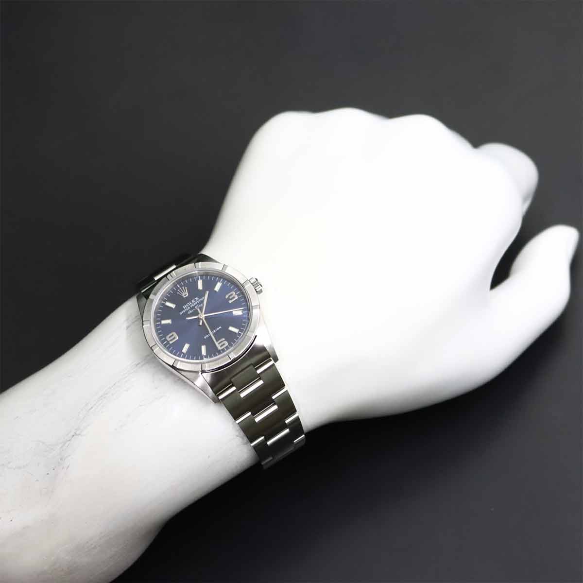 Air King Engine turned bezel 14010M Serial Y Automatic Mens