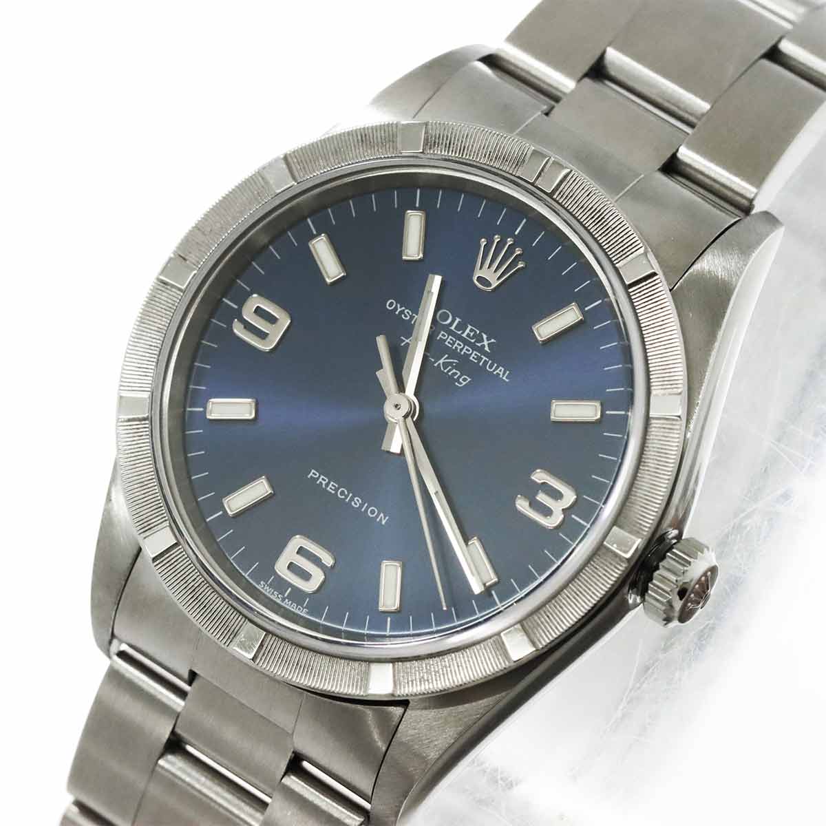 Air King Engine turned bezel 14010M Serial Y Automatic Mens
