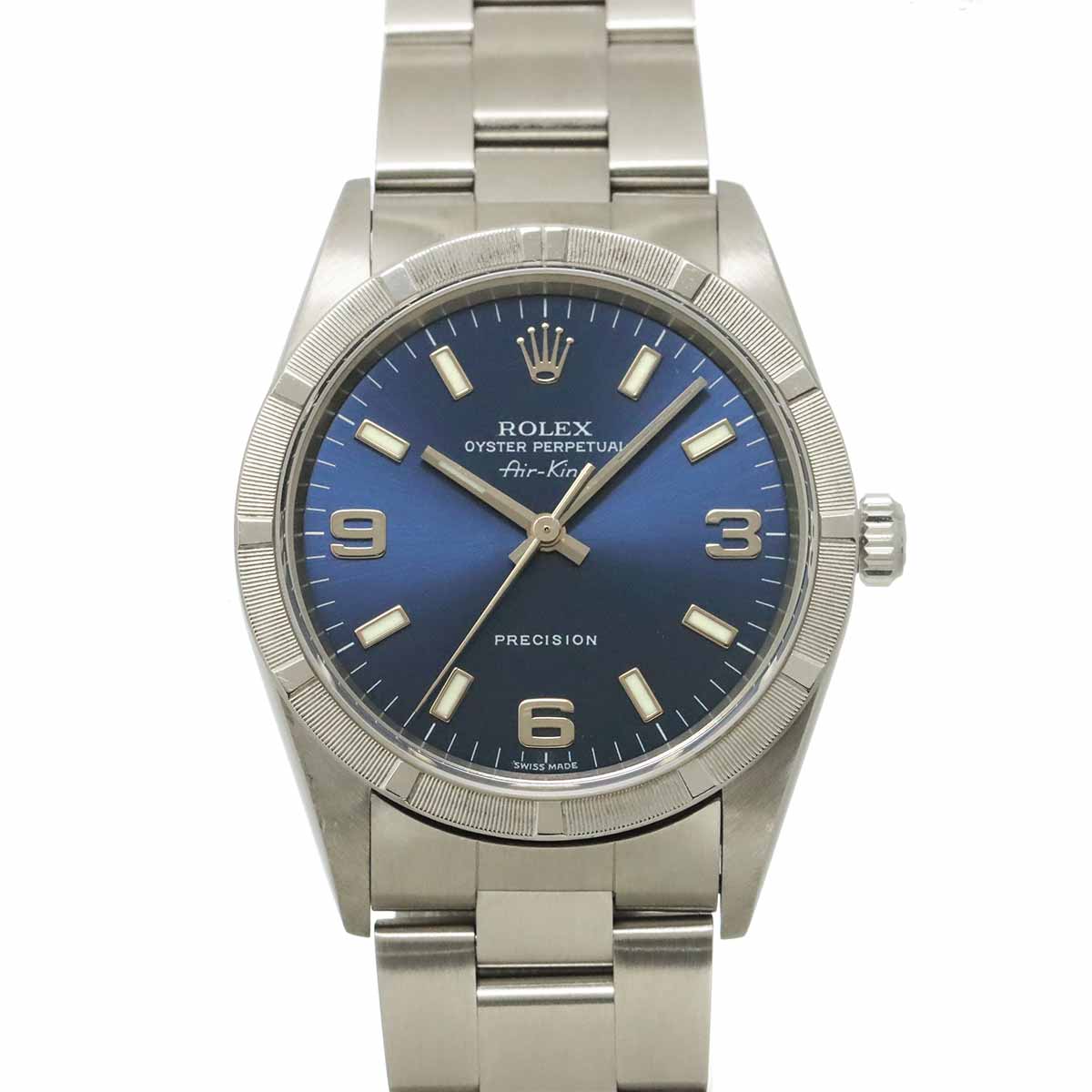 Air King Engine turned bezel 14010M Serial Y Automatic Mens