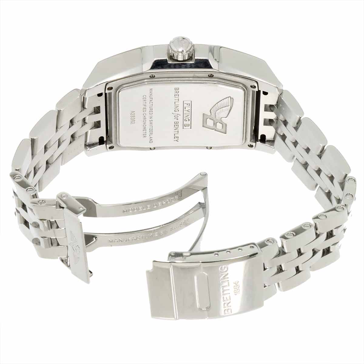 Bentley Flying B A28362 8P Diamond Silver Dial Mens Watch