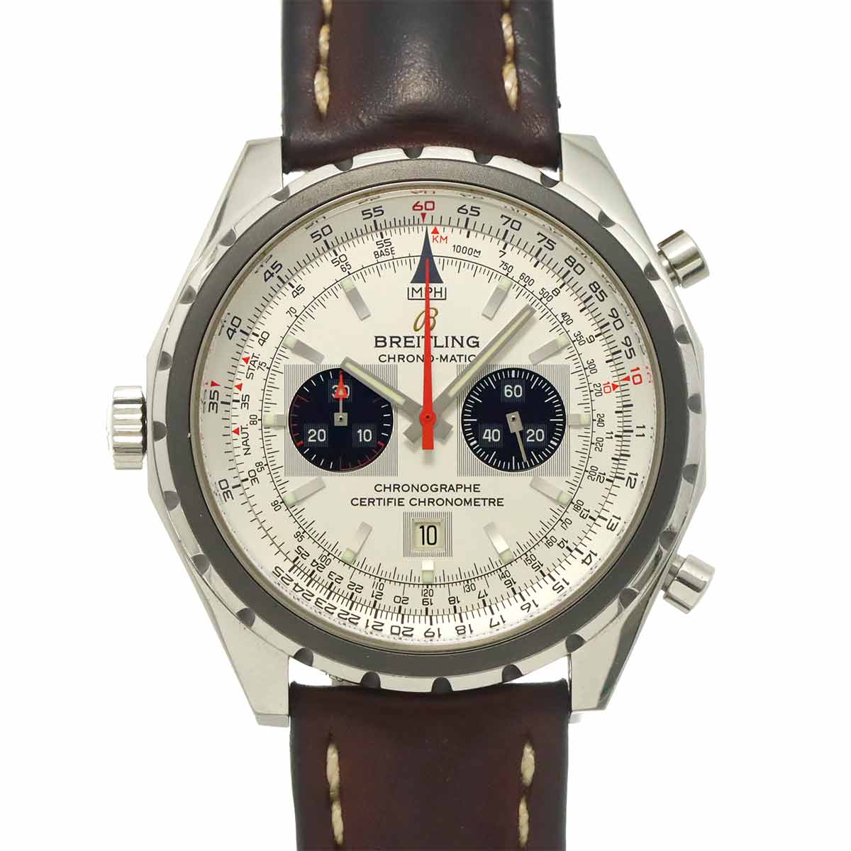 Chrono Matic A41360 Automatic Silver Dial Mens Watch