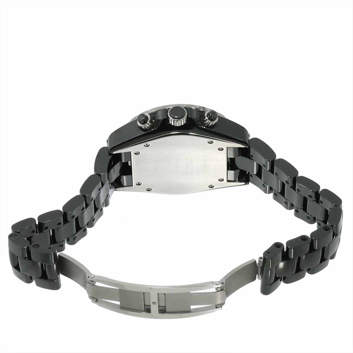 J12 41mm Chronograph H0940 Date Automatic Black Dial Mens