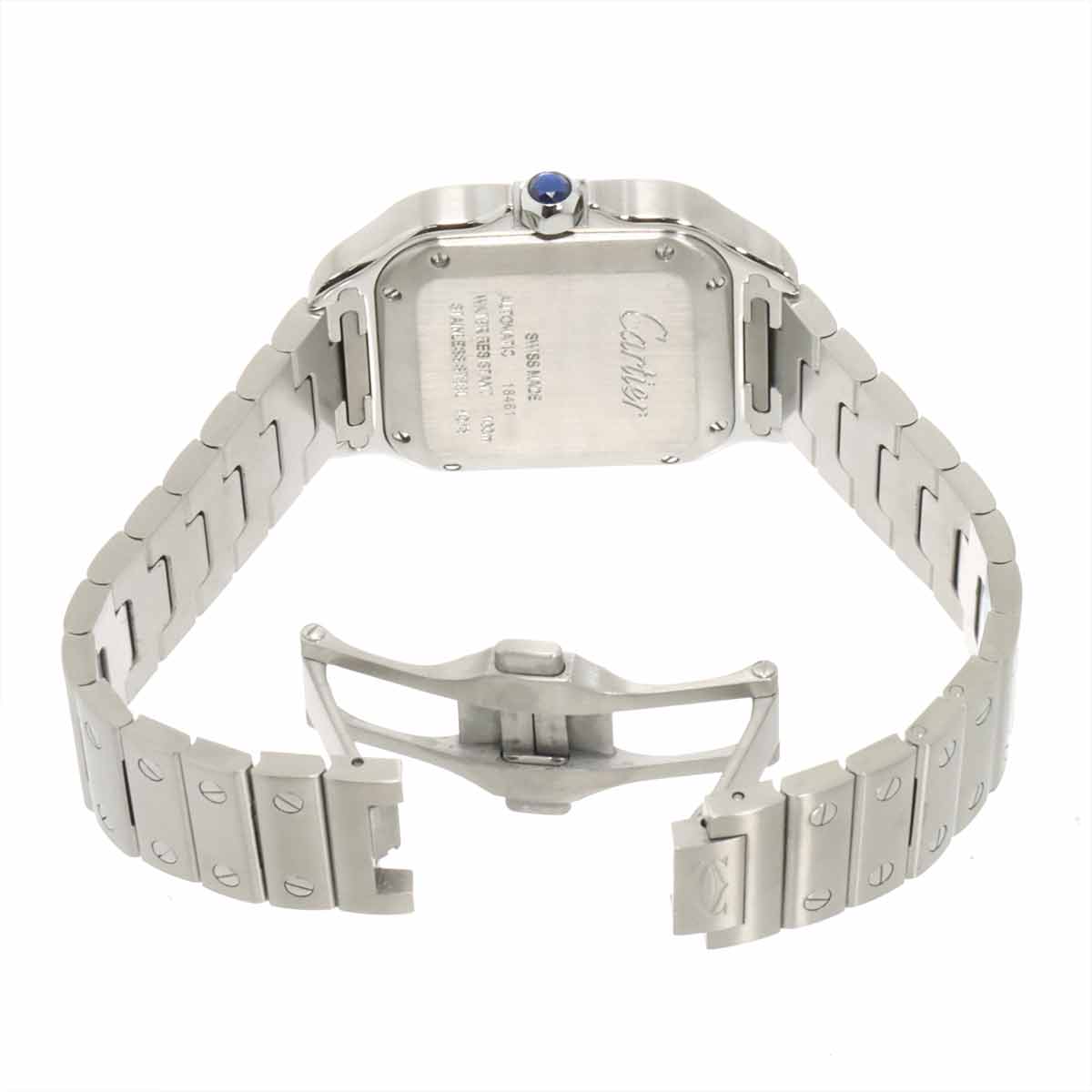 Santos De Cartier WSSA0029 Automatic Silver Dial Boys Watch