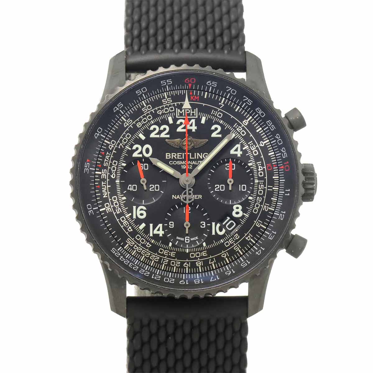 Navitimer Cosmonaute MB0210 Chronograph Black Dial Mens