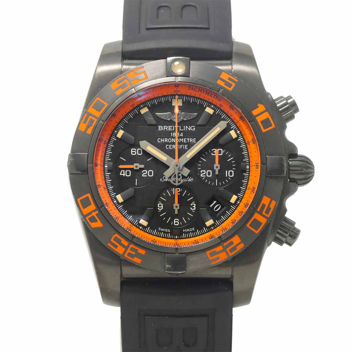 Chronomat 44 Raven MB0111 Chronograph Date Mens Watch