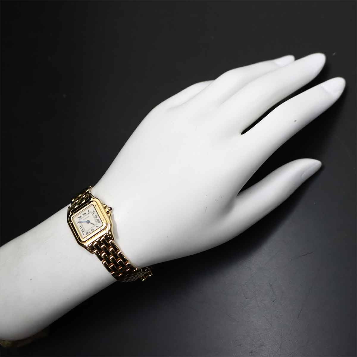 Panthere W25022B9 Quartz 750 YG Cream Dial Ladies Watch